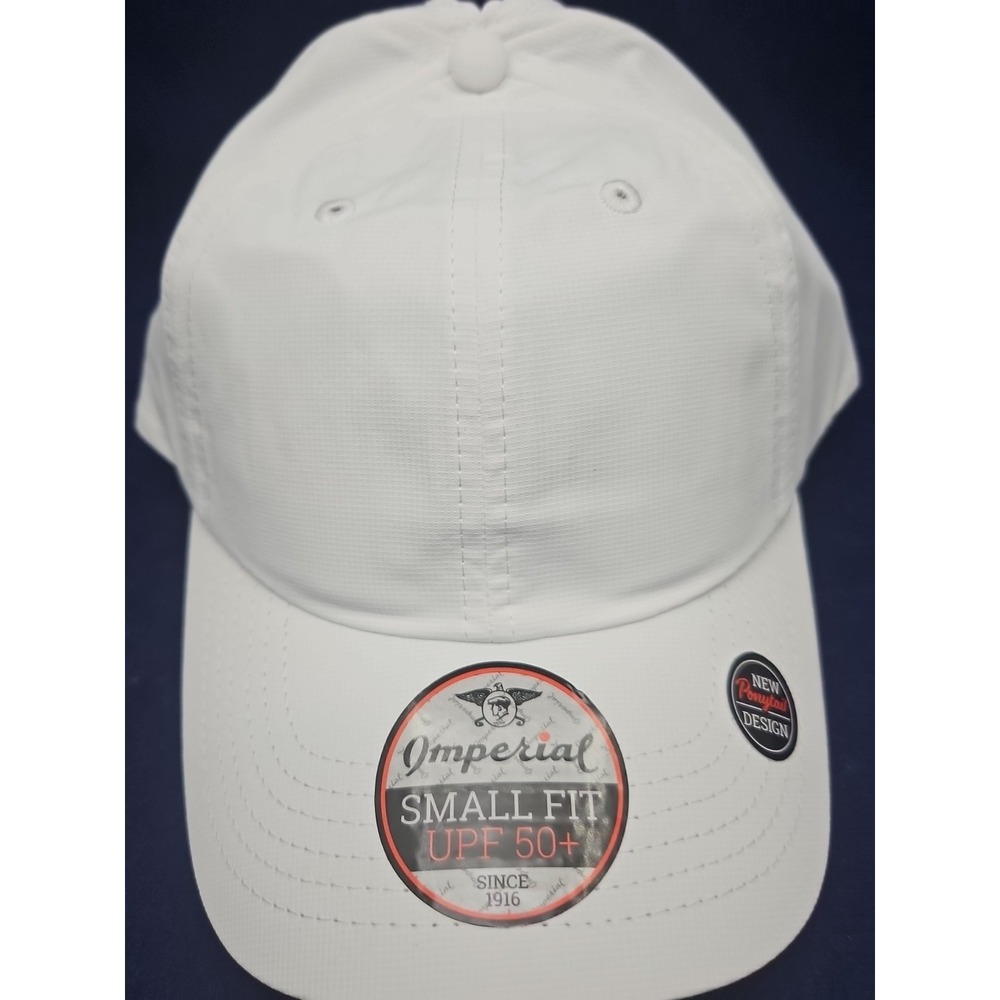 Imperial Small Fit UPF 50  Blank  Golf ,Tennis, Pickle Ball Hat Cap Adjustable